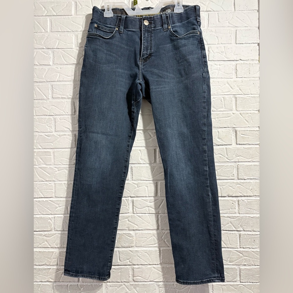 Lee Men's Straight Jeans in Dark Blue Wash 34x32